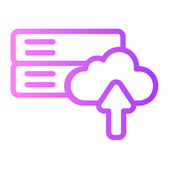 Data Upload gradient icon