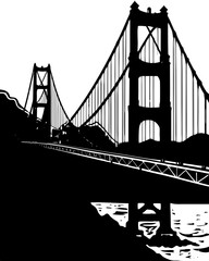 An Iconic San Francisco Suspension Marvel golden gate bridge, bridge, city, Connecting the City to Marin County, Offering Unparalleled Views, Rich History, and Engineering Brilliance.