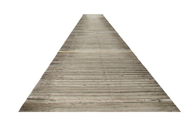 The river dock stretches to the horizon. Swimming floating dock is centered and isolated.. The...