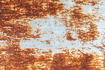 Rusty metal texture for the background. Corrosion of the painted surface