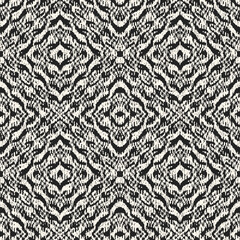 Monochrome Grain Mottle Kaleidoscope Pattern