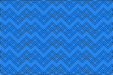 Modern Blue and Black Zigzag Art Pattern: Stylish and Bold Design for Contemporary Decor and Fashion. Perfect for companies to enhance online branding, marketing materials, and website aesthetics