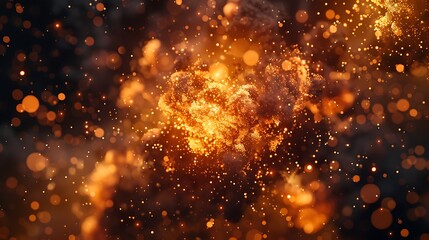 Fiery Abstract Background