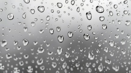 Realistic condensation water drops. Modern