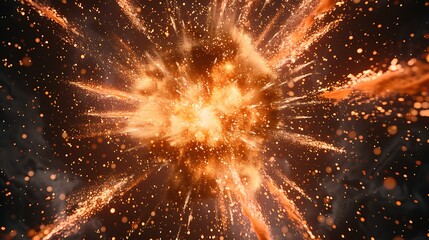 Fototapeta premium Fiery Abstract Background