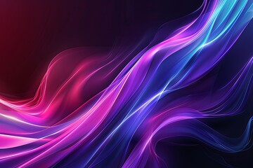Obraz premium Abstract Purple and Blue Swirling Lights.