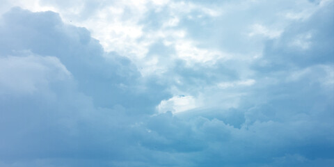 sky clouds blue soft winter pattern effect abstract graphics image surface Low angle side view cumulus clouds. cover page slide template use canvas marble pattern use banner background 