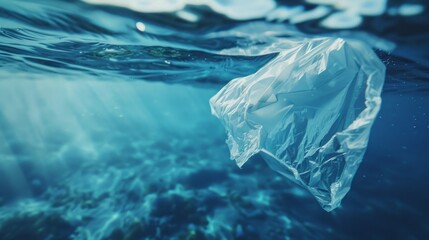 Plastic Bag Underwater Pollution