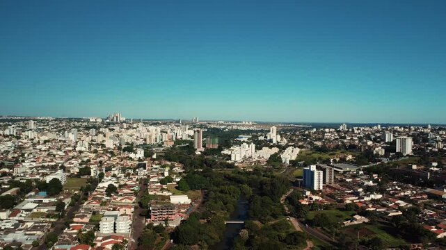 Aerial view of Uberl&acirc;ndia city, Minas Gerais