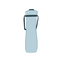reusable stainless bottle cartoon. steel container, package thermo, sport drink reusable stainless bottle sign. isolated symbol vector illustration