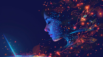 A data scientist working with natural language processing.