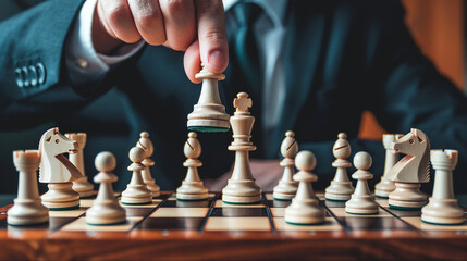 Manager develops strategic plans for long-term success.