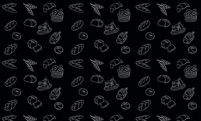 bakery seamless background