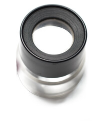 Thread Counter Magnifier: Precision Tool for Detailed Focus and Idea Enhancement with Transparent Background