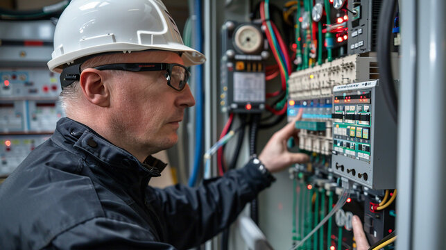 The engineer is ensuring the reliability of electronic control units (ECUs).