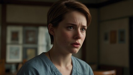 Fototapeta premium A character's emotional flux after a significant loss ai_generated