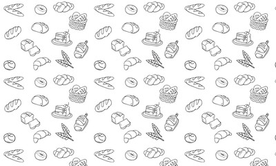 bakery seamless background