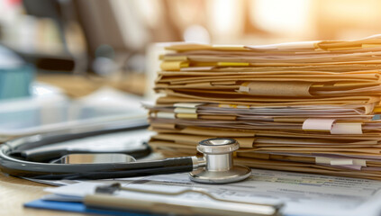 the application of document management technologies in the healthcare industry, emphasizing secure and efficient handling of patient records and medical information