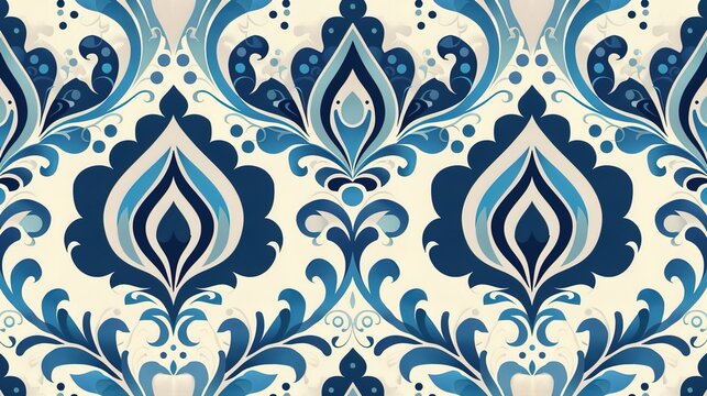 ogee pattern wallpaper