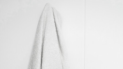 White towels in hotel cleaning service ensure hygiene and comfort for guests...