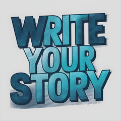 write your story letter design 
