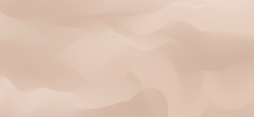 Abstract beige background. Coffee color texture. Blank banner in chocolate color. Neutral backdrop.