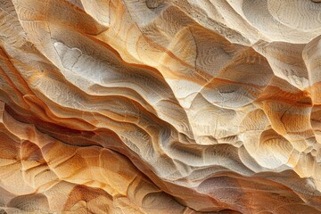 Abstract sandy waves pattern with warm hues.