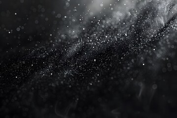 Obraz premium monochromatic black overlay with scattered noise and subtle speckles, perfect for adding an abstract texture to visual projects