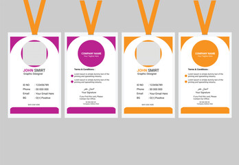 id card Design.