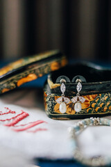 diamond and pearl earrings