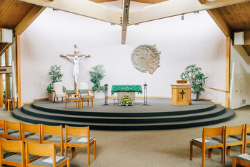 interior of the church