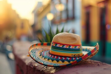 A colorful symbol representing the rich heritage and unity of Hispanic culture, featuring traditional patterns and motifs. It embodies the pride and diversity of the Hispanic community.