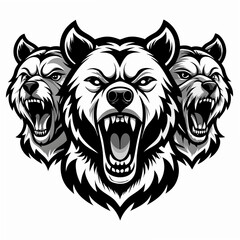 lion head vector