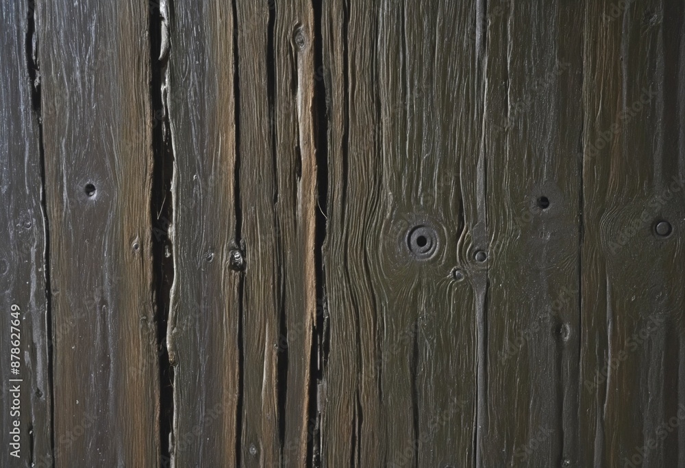 Poster organic elements and intricate patterns in wooden textures