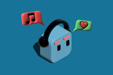 Music Love Minions Illustrator 