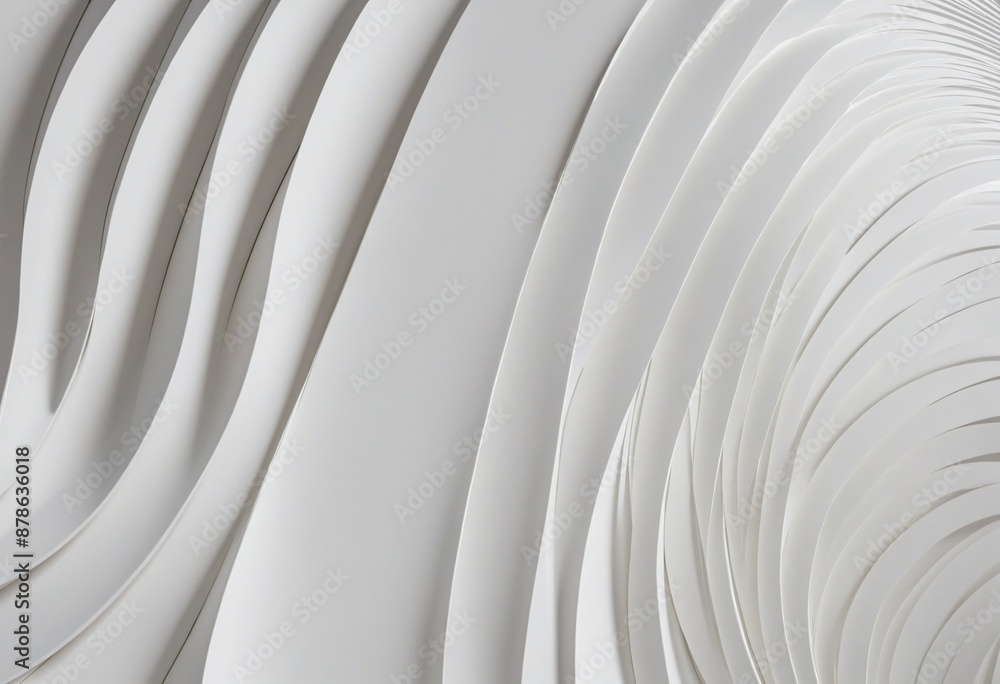 Poster modern abstract white design background with futuristic shape and light elements