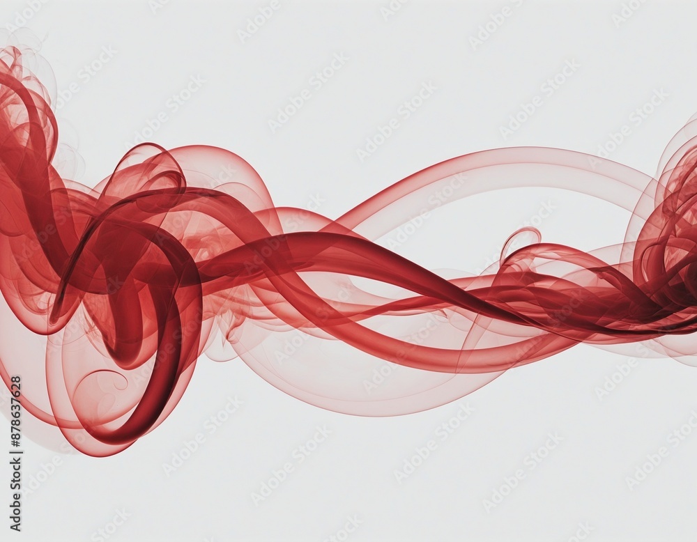 Poster grey smoke patterns swirling in the air create a delicate and captivating design
