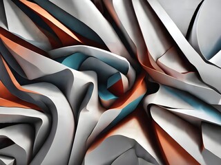 black and white abstract paper background