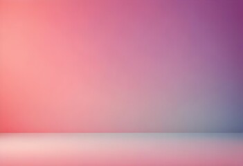 Fototapeta premium Studio background, Empty Room lilac ombre color wall and flooring. Studio display podium with blurry pink,violet and blue template.Vector banner Futuristic neon for product future cyberspace concept 