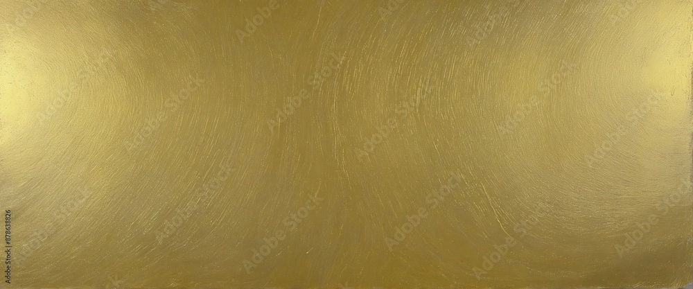 Poster abstract golden paint streaks isolated on a wet canvas with vibrant colour splashing and design elem