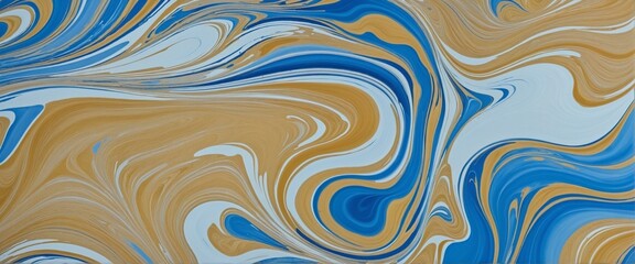 Colorful acrylic paint texture with swirling waves and fluid liquid flow, perfect for creating a vibrant and artistic banner design