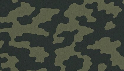 Fototapeta premium Seamless camouflage wallpaper for commando clothing, blending into nature like a chameleon in the wilderness