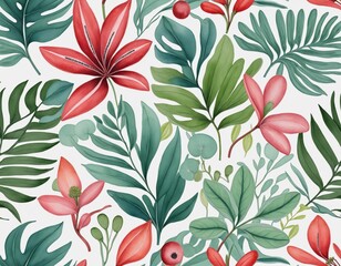 Vintage botanical prints of leaves and plants created with ink and watercolor to capture the essence of nature in a unique and artistic way