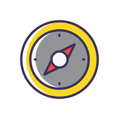 Compass vector icon