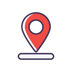 Destination Marker vector icon