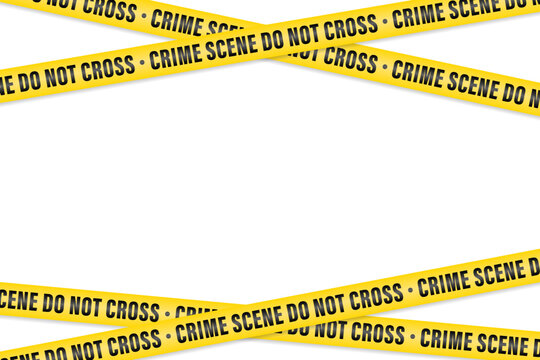 Vector set of danger lines and police tapes for restricted and danger zones. Crime Scene Do Not Cross. Vector illustration