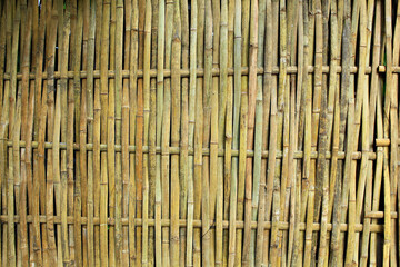 Bamboo splint for laying on the floor and wall installation 