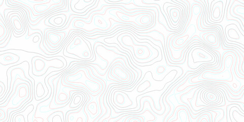 Obraz premium Natural printing illustrations of maps. topographic map in contour line light topographic topo contour map and ocean topographic line map