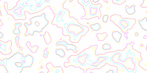 Natural printing illustrations of maps. topographic map in contour line light topographic topo contour map and ocean topographic line map