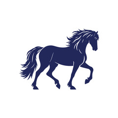 horse silhouette vector Clip art isolated design illustration